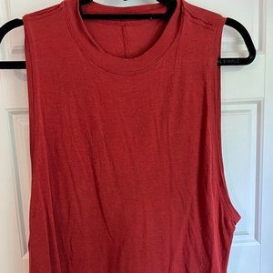 Lululemon Clay Red Muscle Tank Top